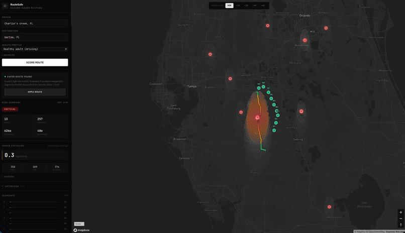 RouteSafe – screenshot 2