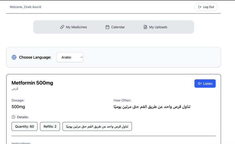 MediExplain – screenshot 2