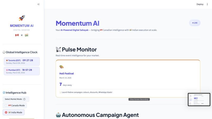 Momentum AI – screenshot 2