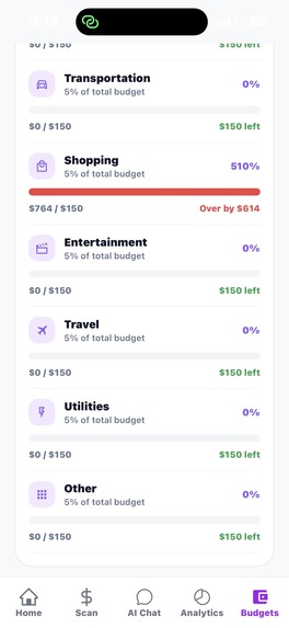 ExpenseVision – screenshot 2