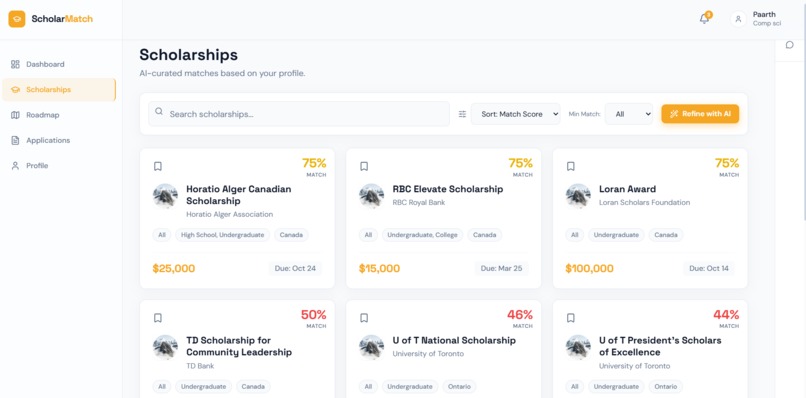 ScholarMatch – screenshot 6