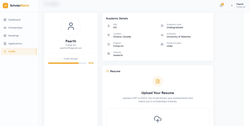 ScholarMatch – screenshot 9