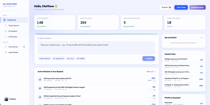Slicefund – screenshot 2