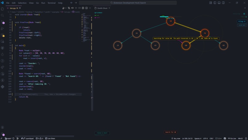 Zenith: The Intelligent Data Structure Mentor – screenshot 3