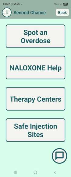 SecondChance - Overdose Prevention App – screenshot 5