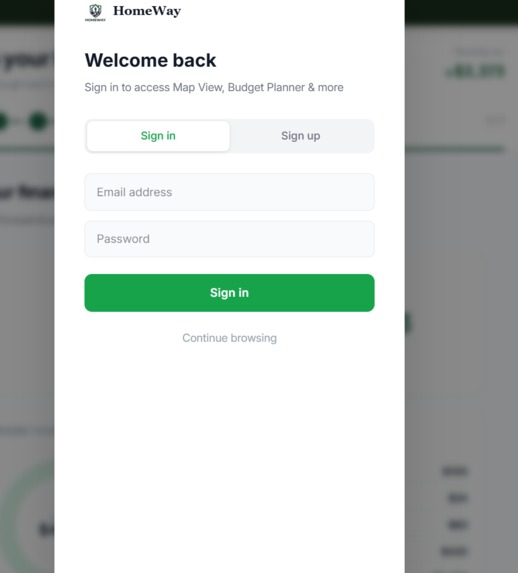 HomeWay – screenshot 1