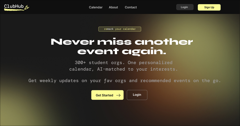 ClubHub – screenshot 2