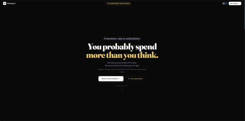 FinScope AI – screenshot 1
