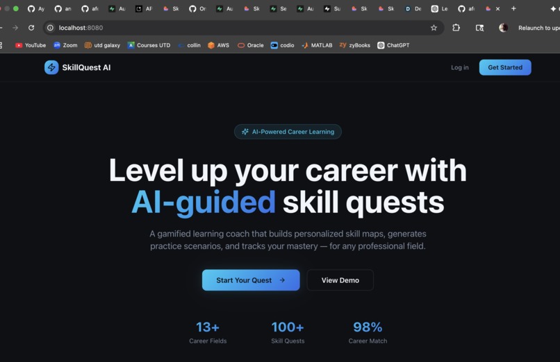 SkillQuest AI – screenshot 1