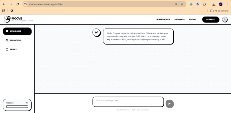 MOOVE – screenshot 1