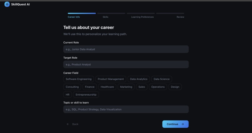SkillQuest AI – screenshot 2