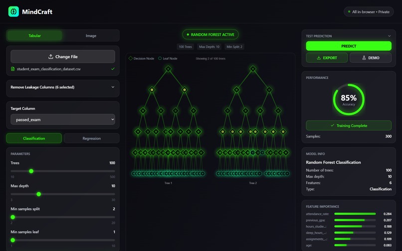 MindCraft – screenshot 1