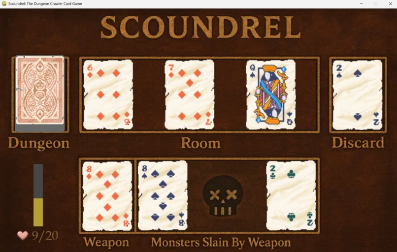 Scoundrel: The Roguelike Classic – screenshot 1