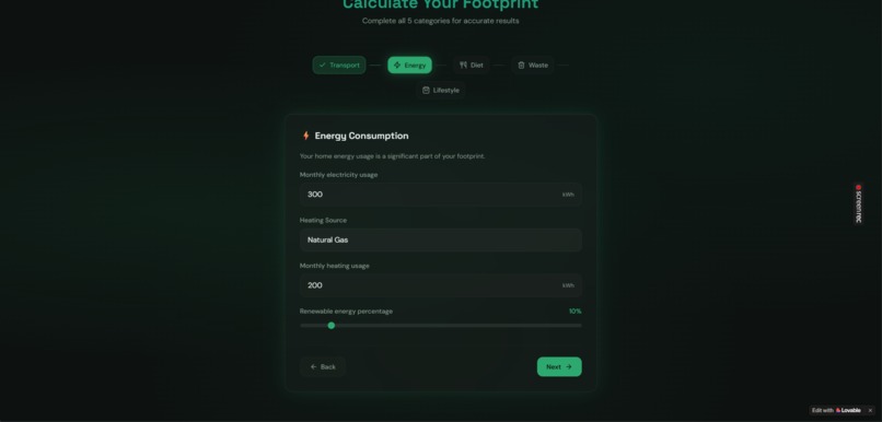 Carbon Footprint Calculator v.mx – screenshot 5