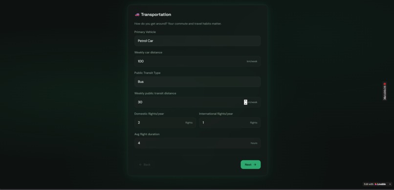 Carbon Footprint Calculator v.mx – screenshot 8