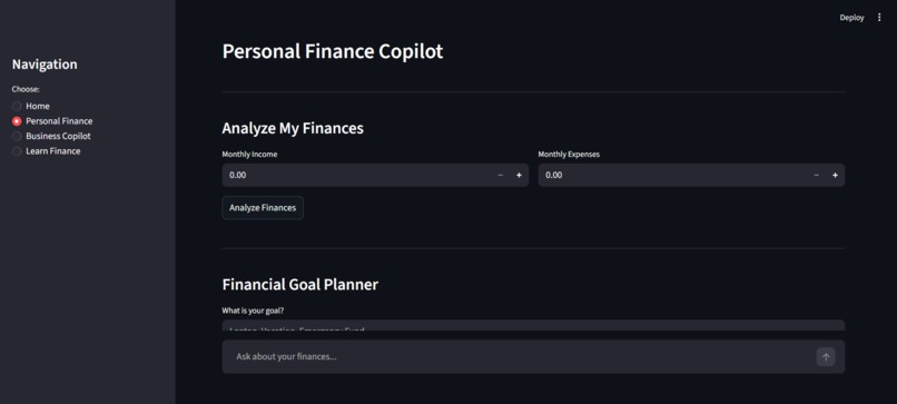 SheFinance AI – screenshot 2