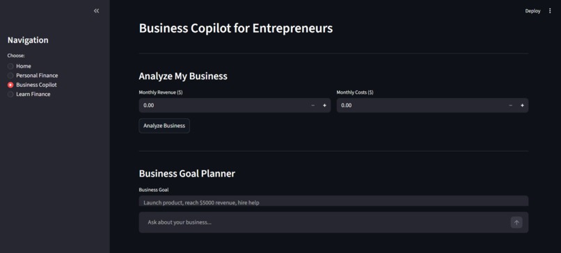 SheFinance AI – screenshot 3