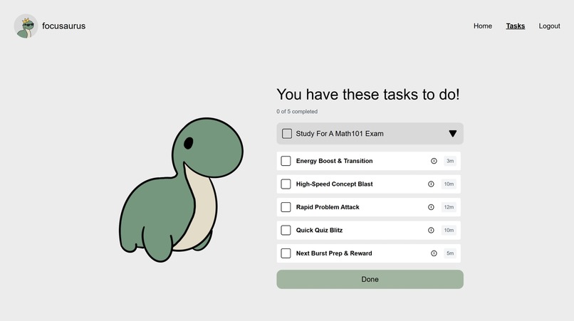 Focusaurus – screenshot 5