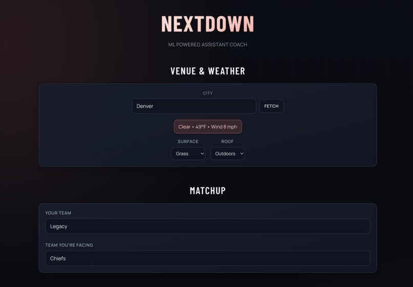 NextDown – screenshot 2