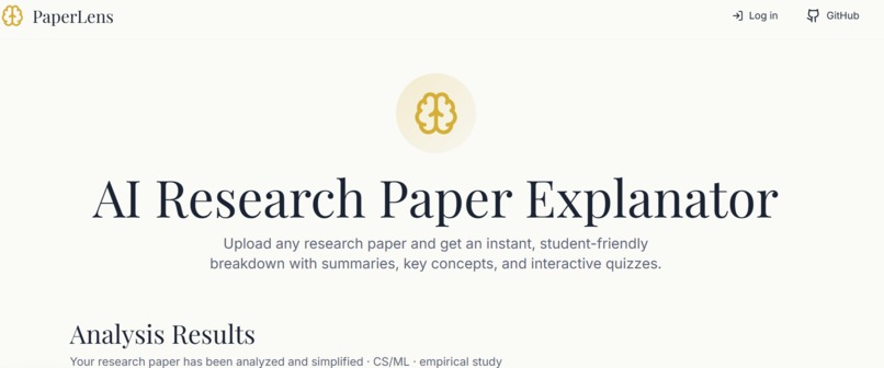 AI Research Paper Explanator – screenshot 1