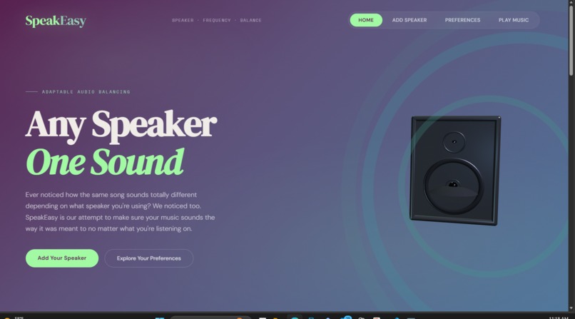 SpeakEasy Frequency Balancer – screenshot 1