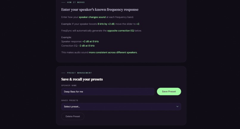SpeakEasy Frequency Balancer – screenshot 4