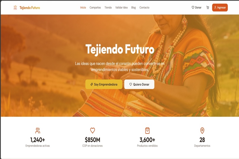 Tejiendo Futuro – screenshot 1