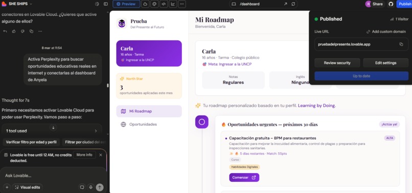 Prueba del Presente al Futuro – screenshot 2
