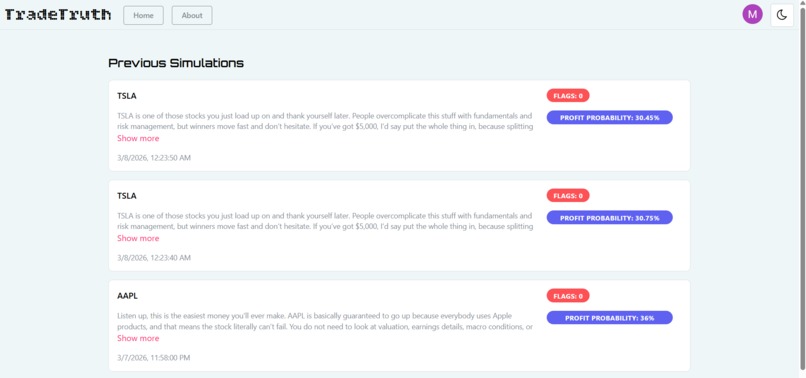 TradeTruth – screenshot 2