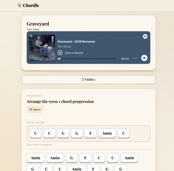Chordle – screenshot 1