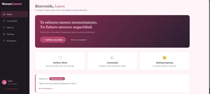 WomenConnect – screenshot 1