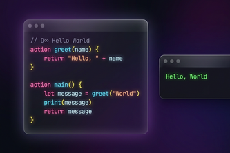 D infinity programing language 