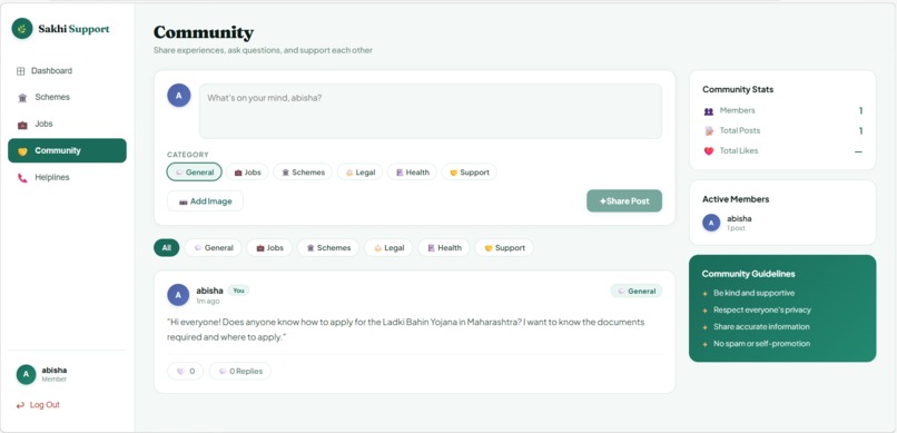 Sakhi Support – Empowering Women with Support – screenshot 6