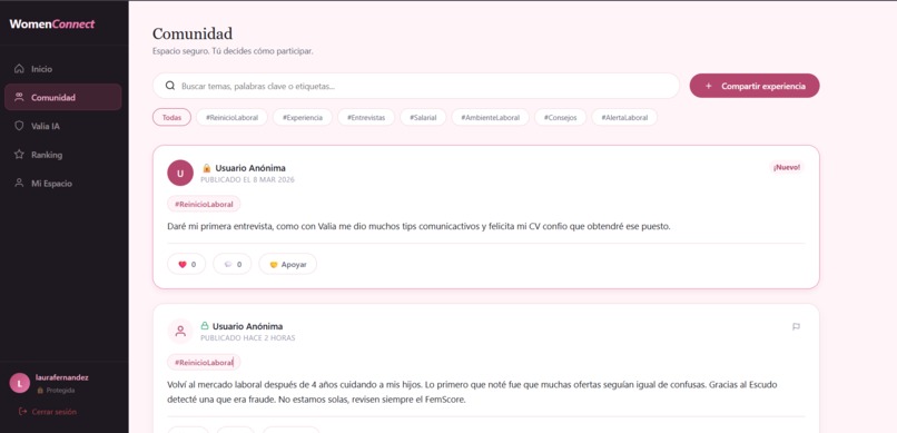 WomenConnect – screenshot 2