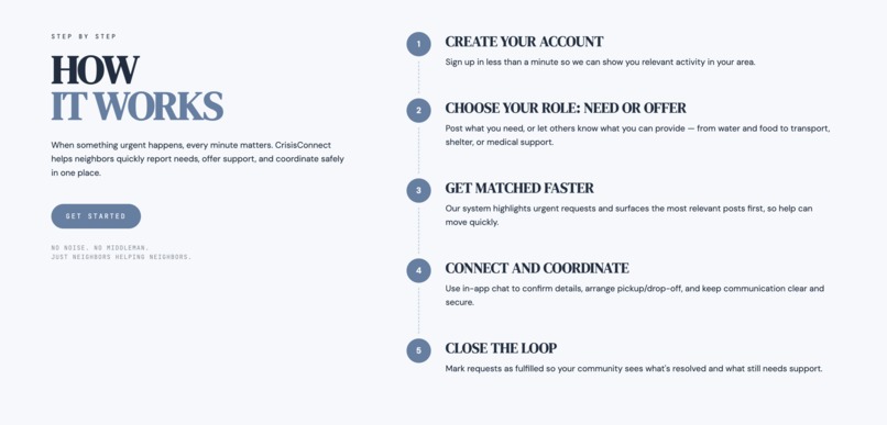CrisisConnect – screenshot 2
