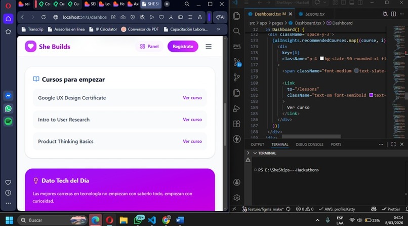 She Builds – screenshot 4