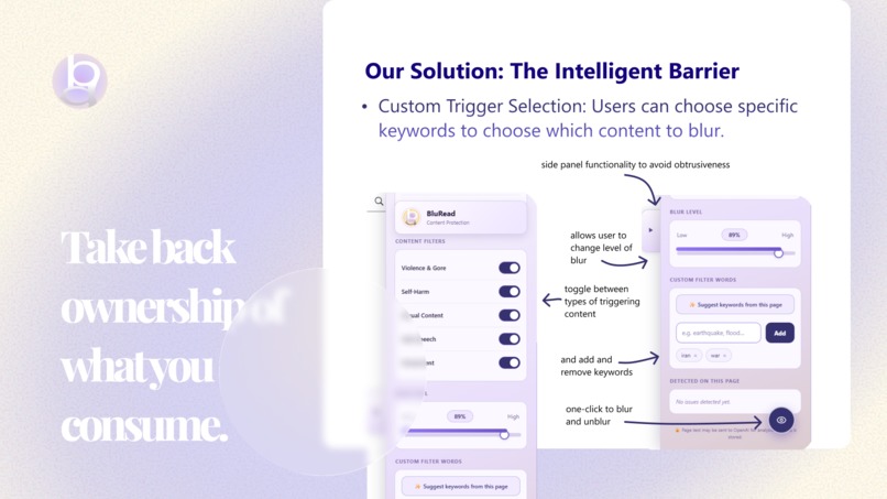 BluRead – screenshot 1