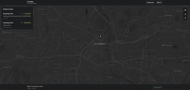 EchoMap – screenshot 1