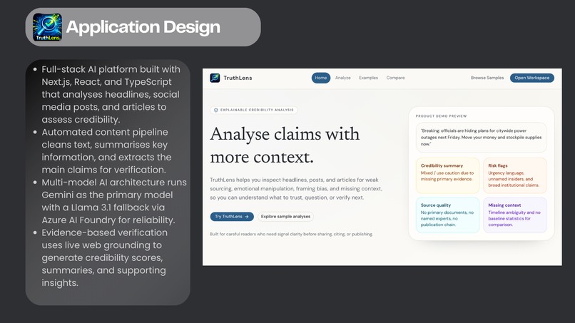 TruthLens – screenshot 2
