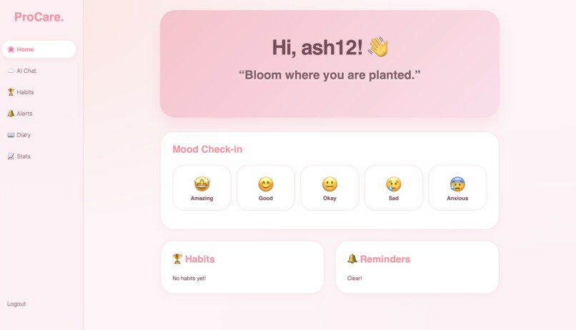 Mental Health App – screenshot 1