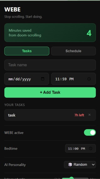 WEBE – screenshot 1