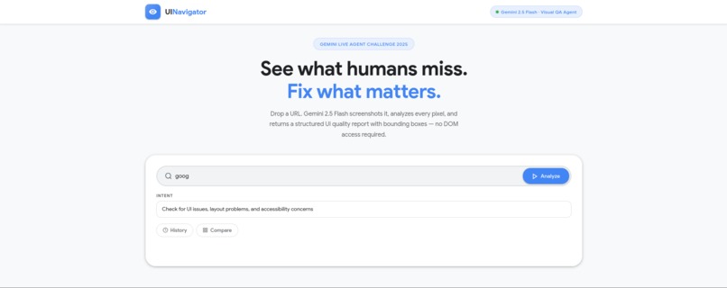 UINavigator  Visual QA Agent – screenshot 1
