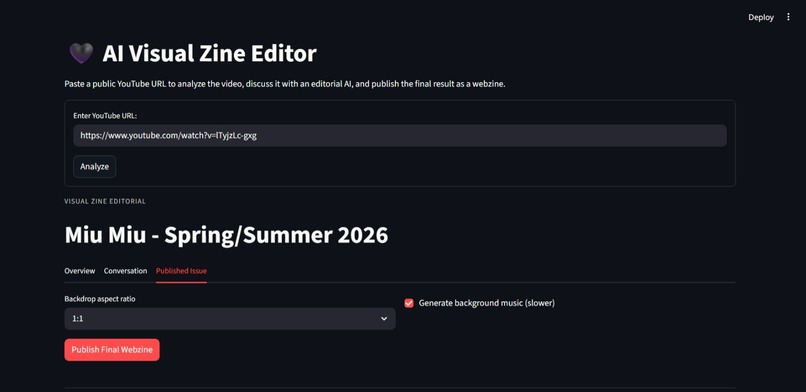 AI Visual Zine Editor – screenshot 8