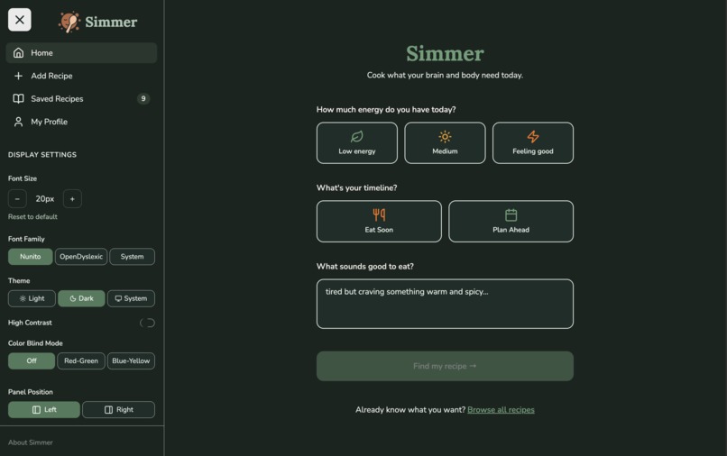 Simmer – screenshot 2