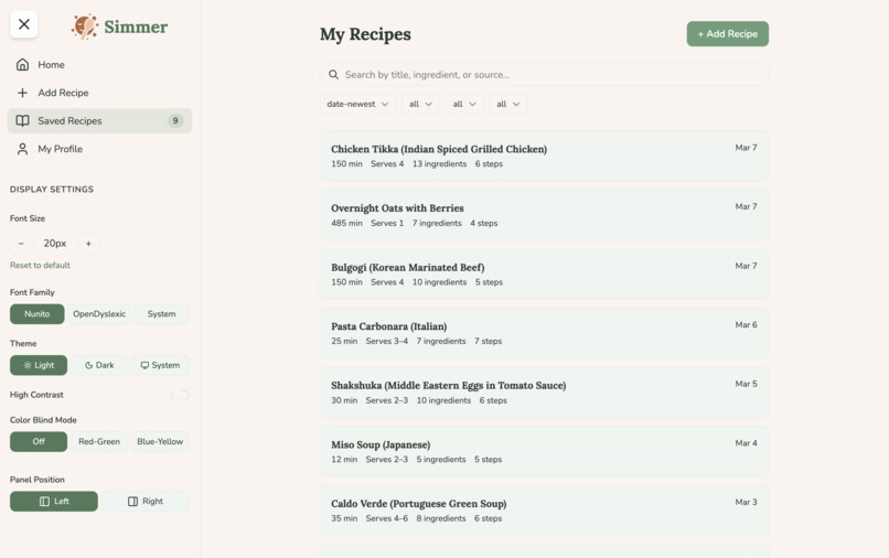 Simmer – screenshot 3