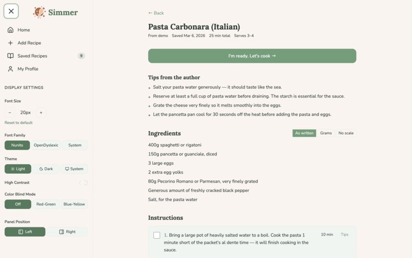 Simmer – screenshot 4