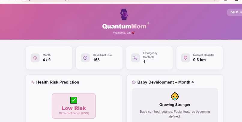 QuantumMom - An Emergency Care for Pregnant Women – screenshot 1