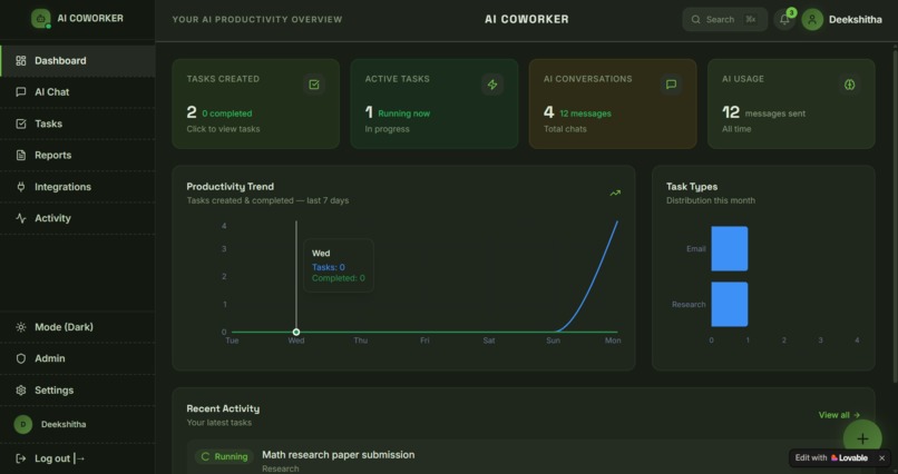 AI Coworker – screenshot 2