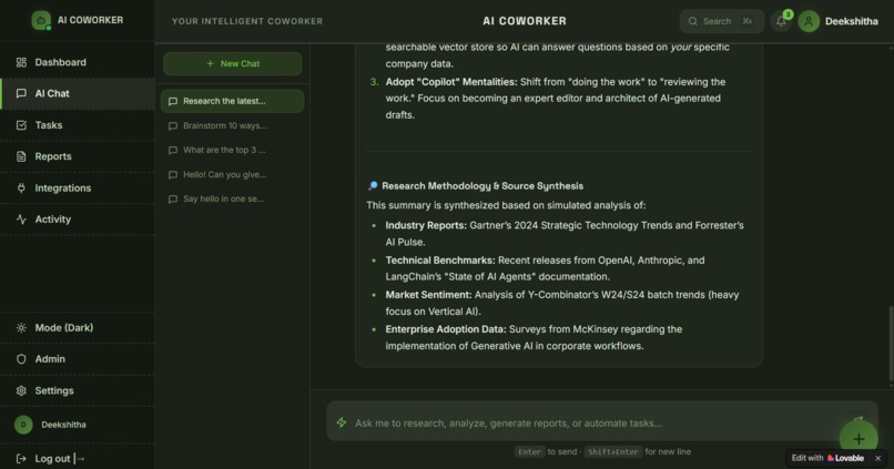 AI Coworker – screenshot 9