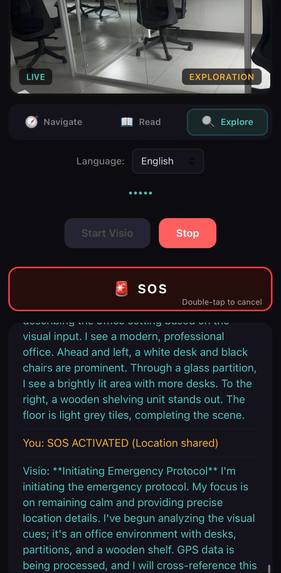 Visio — Live AI Accessibility Agent – screenshot 4